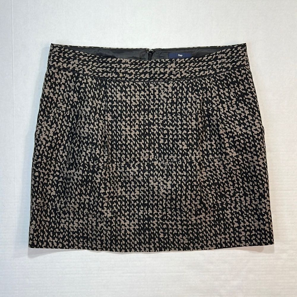 Gap Patterned Neutral Career Miniskirt 6